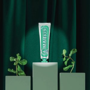 خمیر دندان مارویس Marvis مدل Classic Strong Mint (سبز نعنا)