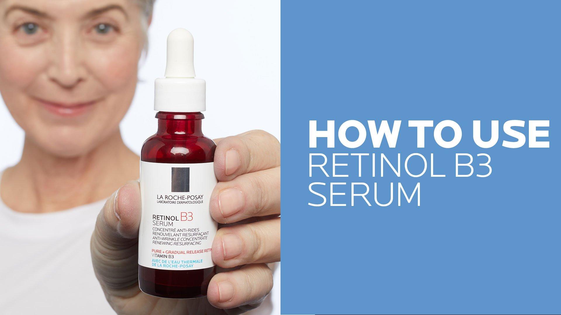 سرم رتینول لاروش پوزای La Roche-Posay Retinol مناسب برای کاهش چینوچروک، بازسازی سلولی و بهبود بافت و شفافیت پوست