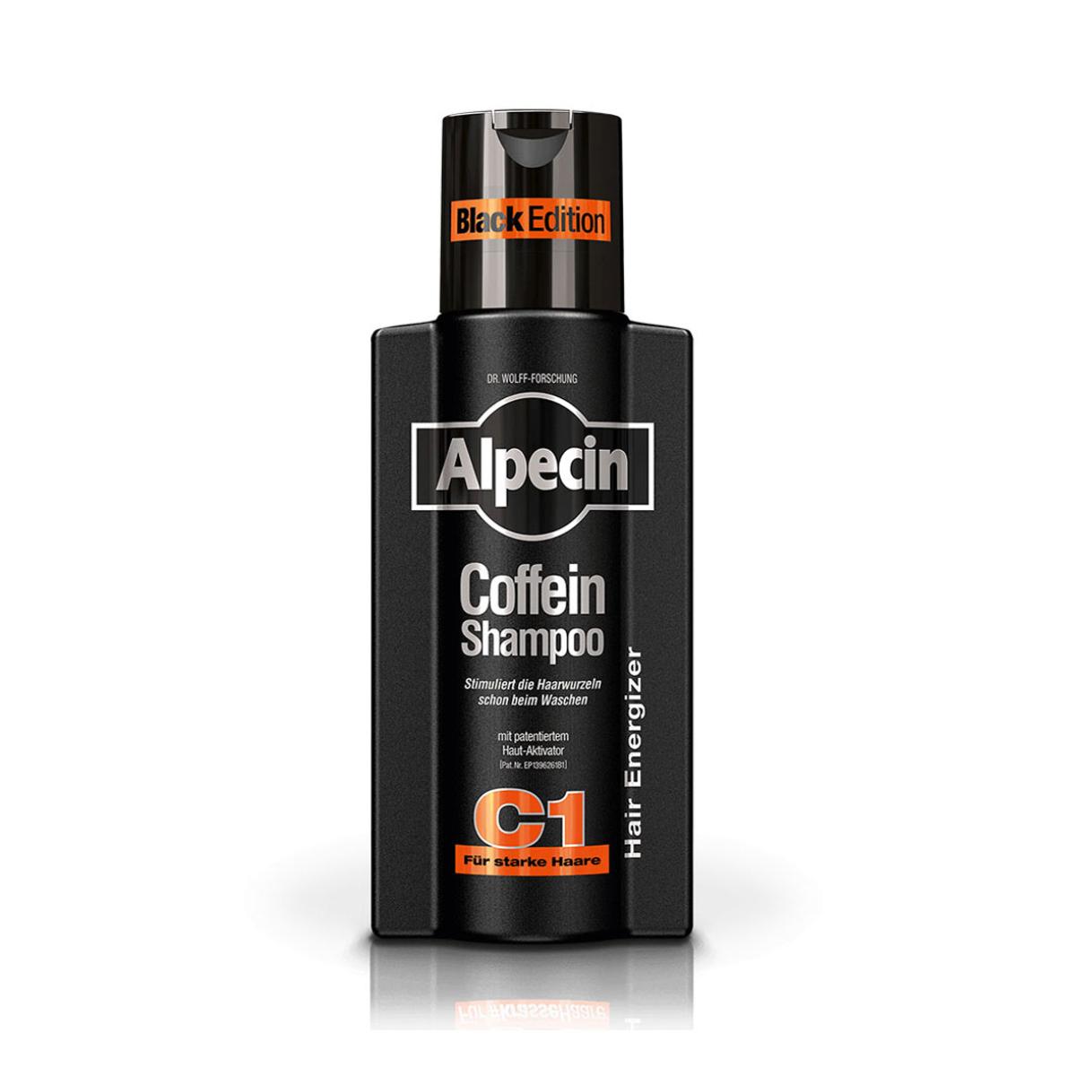 شامپو ضد ریزش کافئین Alpecin بلک ادیشن