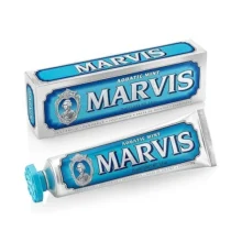 خرید خمیردندان مارویس Marvis مدل Aquatic Mint (آبی)، با طعم نعناع
